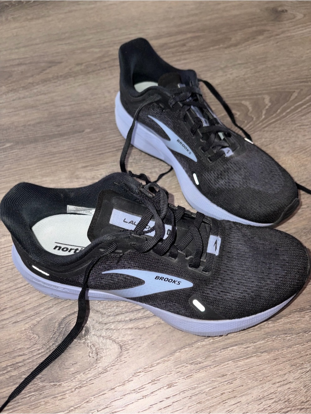 Brooks Women’s Launch 9 'Black Ebony Purple' Size 7.5 120373 1B 060